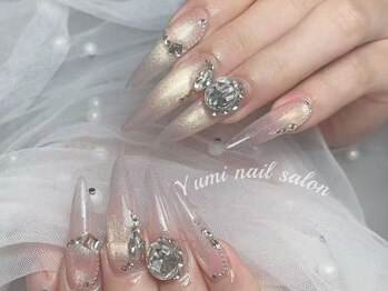 ユミ(Yumi)の写真/【爪の長さや形にお悩みがある方必見!デザインと合わせて理想の指先へ♪】大人女性の為の長さ出しに★