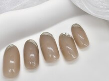 リセ(Risse)/シンプルラメフレンチ¥7800