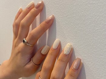 シェリーラメール 渋谷(cherielamer)/ニットネイル