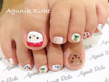 アグニークリッシェ(Agunik Riche)/【クリスマスネイル】