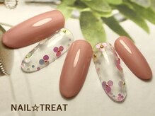 ネイルトリート 茨木駅前店(NAIL TREAT)/お花ネイル♪