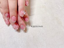 ホワイトネイル 武蔵小杉店(WHITE NAIL)/ワンホン/チークネイル/ドット