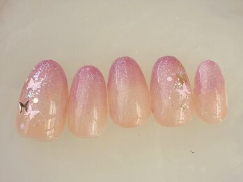 ネイルサロン フローリア(nail salon Florir)/ピンクグラデーションネイル