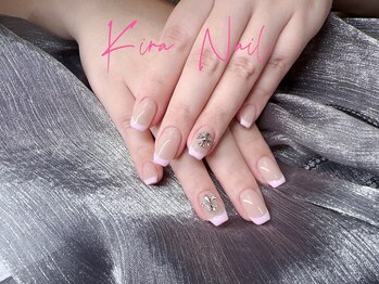 キラネイル(Kira Nail)/クリアベースカラーフレンチ