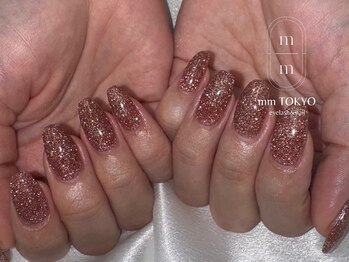 フラッシュ/冬ネイル/キラキラ