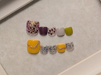 【フットネイル】定額デザイン