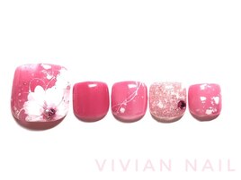 フラワー　ネイル