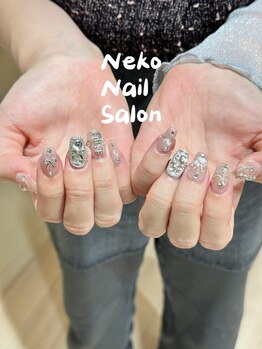 ネコ(Neko)/埋め尽くし ラメグラ ガーリー