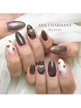 アンシャルマンネイルスタジオ(Ann charmant nail studio)/セレクトデザインコース¥6,800~