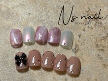 エヌズネイル 三鷹駅前北口店(n’s nail)/girly design 定額8600/9600