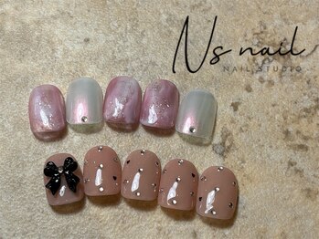 エヌズネイル 三鷹駅前北口店(n’s nail)/girly design 定額8600/9600