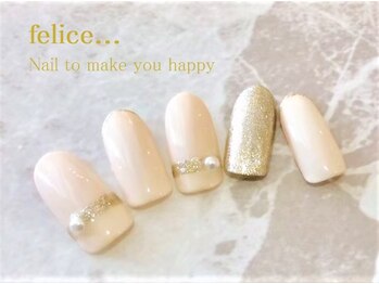 ネイルサロン フェリーチェ(felice)/【定額ネイル】¥6980