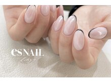 エスネイル 新宿西口店(es NAIL)/細フレンチ