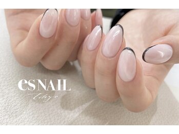 エスネイル 新宿西口店(es NAIL)/細フレンチ