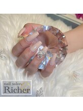 エスフィーネイルサロン リシェル(Esfy nailsalon Richer)/シンプル綺麗めネイル