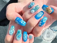 ネイルズガッシュトウキョウ 横浜西口店(NAILsGUSH TOKYO)/夏ネイル/キティ/ラメ