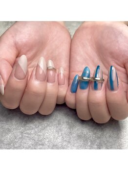 ネイルズ ヒマワリ(Nails Himawari)/【前田担当】持ち込みデザイン