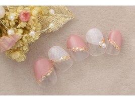 4600円　フレンチ　グリッター