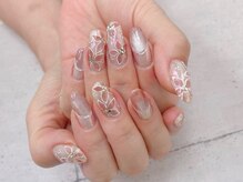 ネイル ビューティーマジック 葛西本店/マグネットフラワーネイル