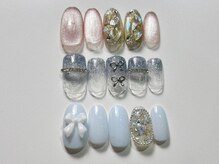 u.Neek【ユニーク】長さだし/スカルプ/定額/持ち込み/海外風/ベイビーブーマー/【ジェル】定額デザイン