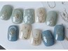 ワンカラー+シールのり放題【可愛いシール1000種類以上】¥6800♪