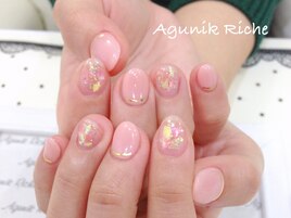 【オーロラネイル】