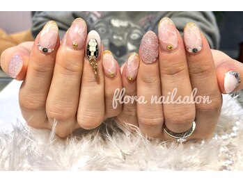 フローラ(FLORA)/ジェル持ち込みデザイン