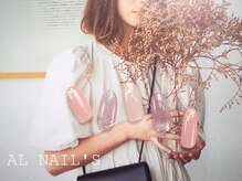 エールネイルズ(AL NAIL'S)の雰囲気（プレミアムコース￥6980 パラジェル￥8800  春色マグネット）