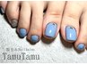 【フット】フットネイル親指デザイン+足裏角質ケア☆11,000円