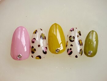 ネイルサロン フローリア(nail salon Florir)/カラフルレオパード