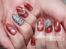 ネイルアンドリラクゼーション マーブル(MARBLE)/持ち込みネイル￥7,700