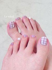 チェックネイル　by　mikiko