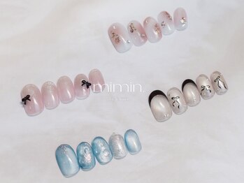 ミミン バイ フェリモ(mimin.by felimo)の写真/【トレンドに合わせた選べる定額コース】シンプル～華やかまで豊富にご用意♪自分らしさの取り入れも◎