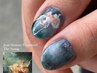 HAND【絵画ネイル２本コース】さりげなく魅せるアート×色の余白美 ￥11000