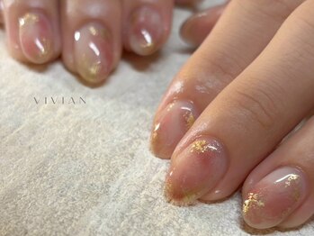 クリア　ゴールド　ニュアンス　