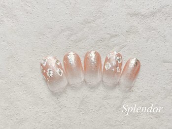ネイルサロン スプレンダー(Splendor)/ヒョウ柄アートネイル【四ツ谷】