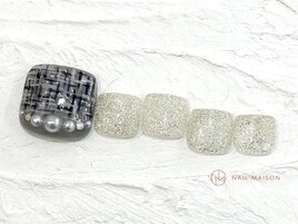 ツイードネイル¥7500