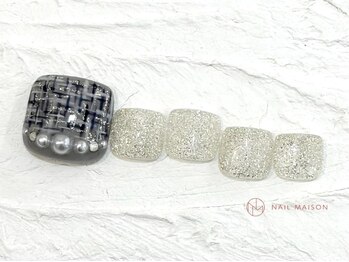 ネイルメゾン 池袋店(NAIL MAISON)/ツイードネイル¥9000