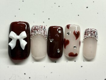 ピョルネイル 浦和(Byul Nail)/ボルドーハート