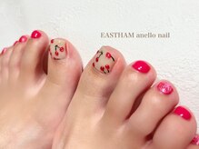 イーストハムアネーロネイル(EAST HAM anello nail)/〈フット定額〉8800円デザイン