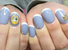ネイルネイル 南森町店(nailnail)/ブルーなのにガーリィ♪