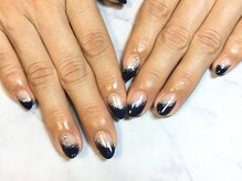 ラウト デコレーションアンドネイルサロン(Lauto Decoration&Nail Salon)/斜めフレンチネイル
