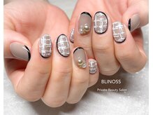 ブリノス(BLINOSS)/チェックツイード☆デザイン