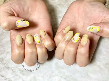 トータルビューティーローズ(Rose)/ミモザネイル