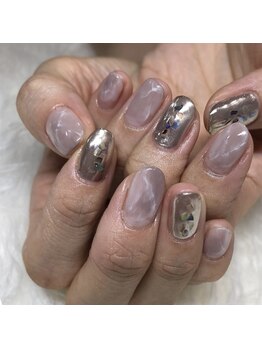 ネイルズビー 国府店(Nail's be)/ミラーネイル