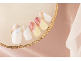 春カラーニュアンスネイル