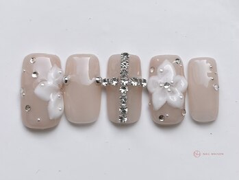 ネイルメゾン 池袋店(NAIL MAISON)/3Dフラワーネイル￥9000