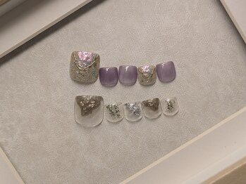 【フットネイル】定額デザイン