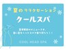 【夏季限定】凍えるようなクール感!スッキリ爽快リンパシャンプー30分¥4400