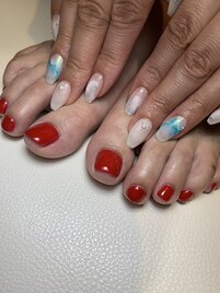 ～ニュアンス×フットネイル～